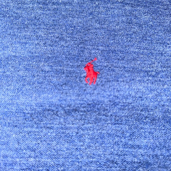 Polo by Ralph Lauren Men's Blue Polo Shirt - Picture 4 of 5